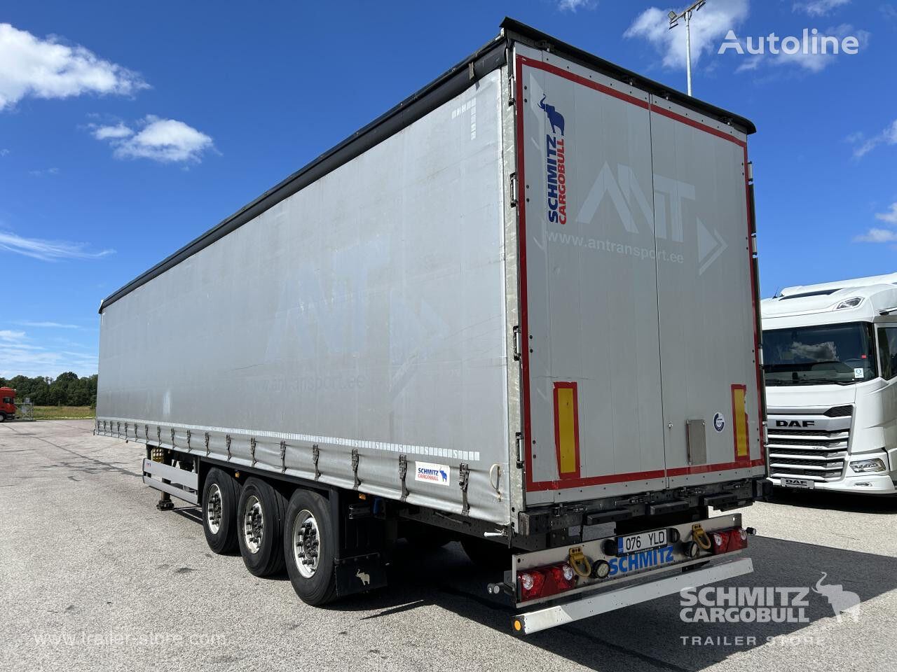 Schmitz curtain side semi-trailer