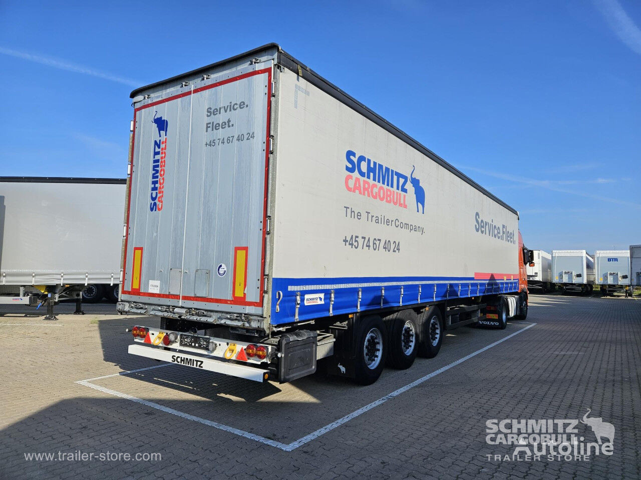 Schmitz curtain side semi-trailer