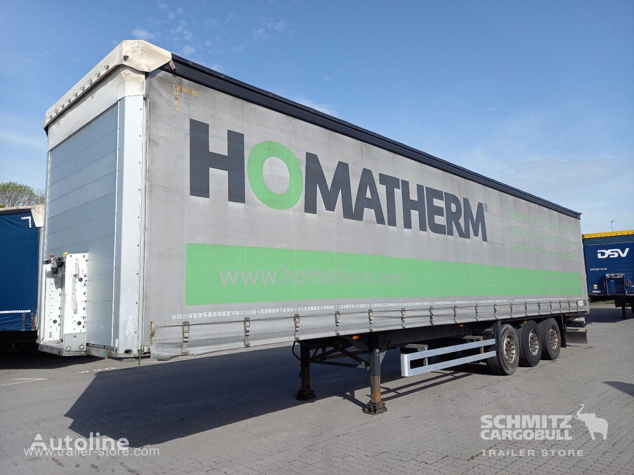 semi-remorque à rideaux coulissants Schmitz Auflieger Curtainsider Standard