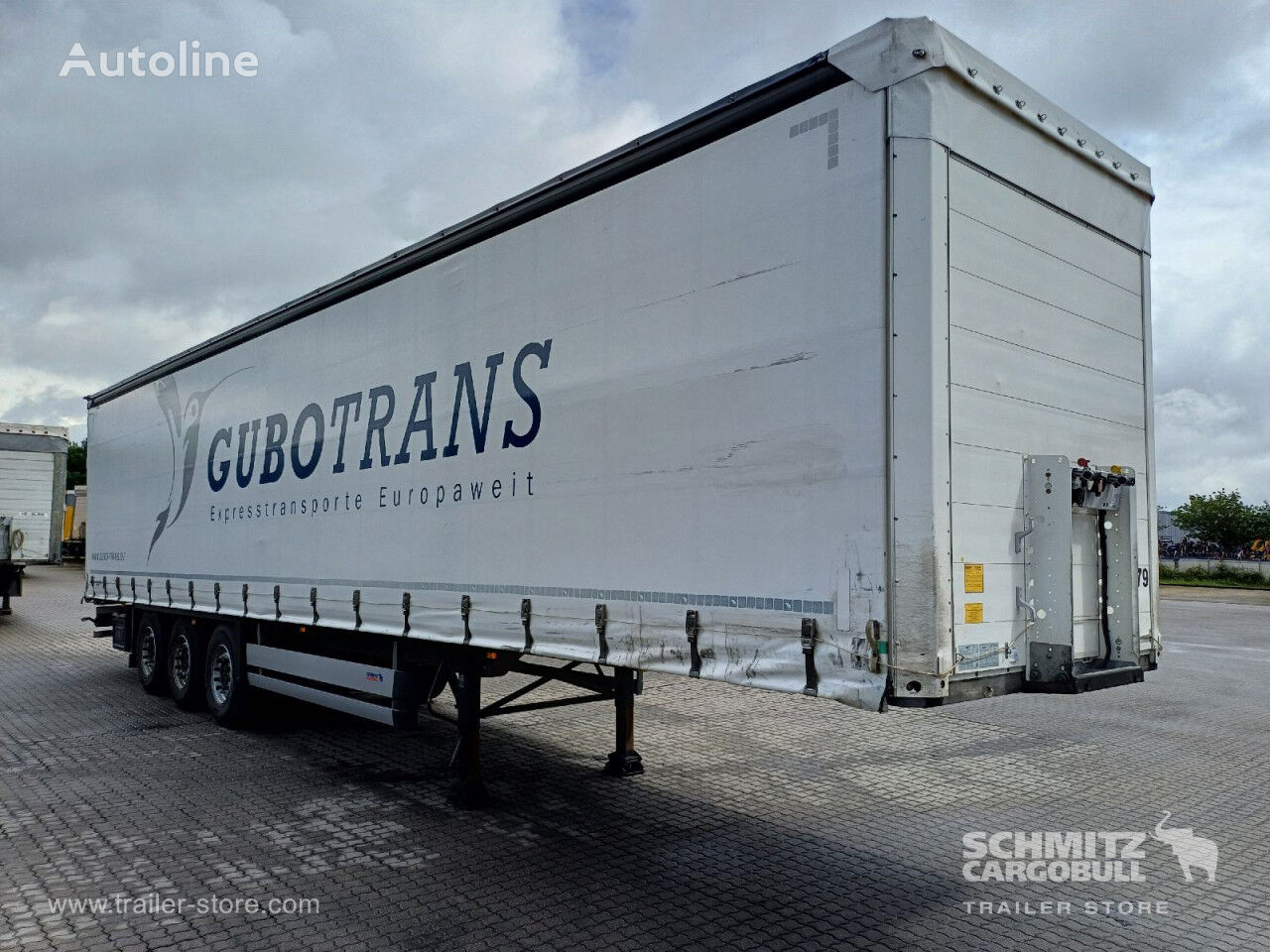 نصف مقطورة ستائر منزلقة Schmitz Auflieger Curtainsider Standard