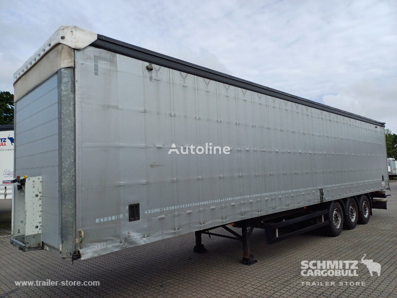 Schmitz Auflieger Curtainsider Standard poluprikolica sa kliznom ceradom