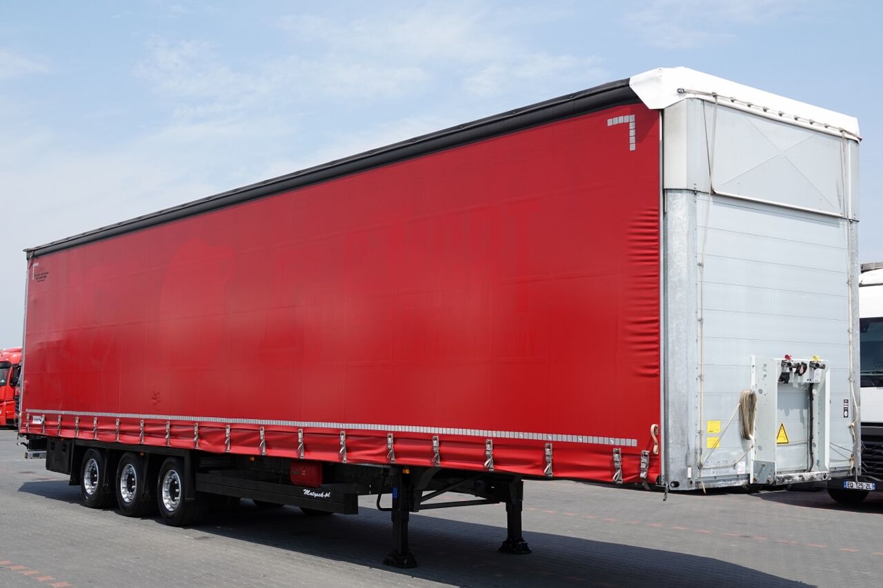 Schmitz Cargobull FIRANKA MEGA / 2018 ROK / OŚ PODNOSZONA / LOWDECK curtain side semi-trailer