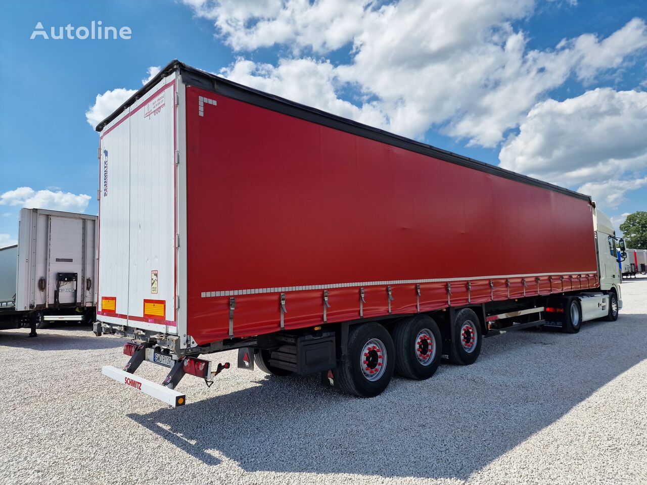 Schmitz Cargobull FIRANKA MULDA - RAMA OCYNK  curtain side semi-trailer