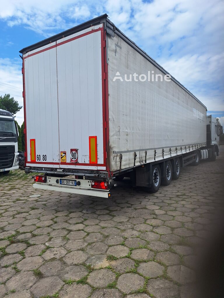 نصف مقطورة ستائر منزلقة Schmitz Cargobull Firanka, tautliner, tent trailer, / standard / axle Schmitz / Va - Autoline
