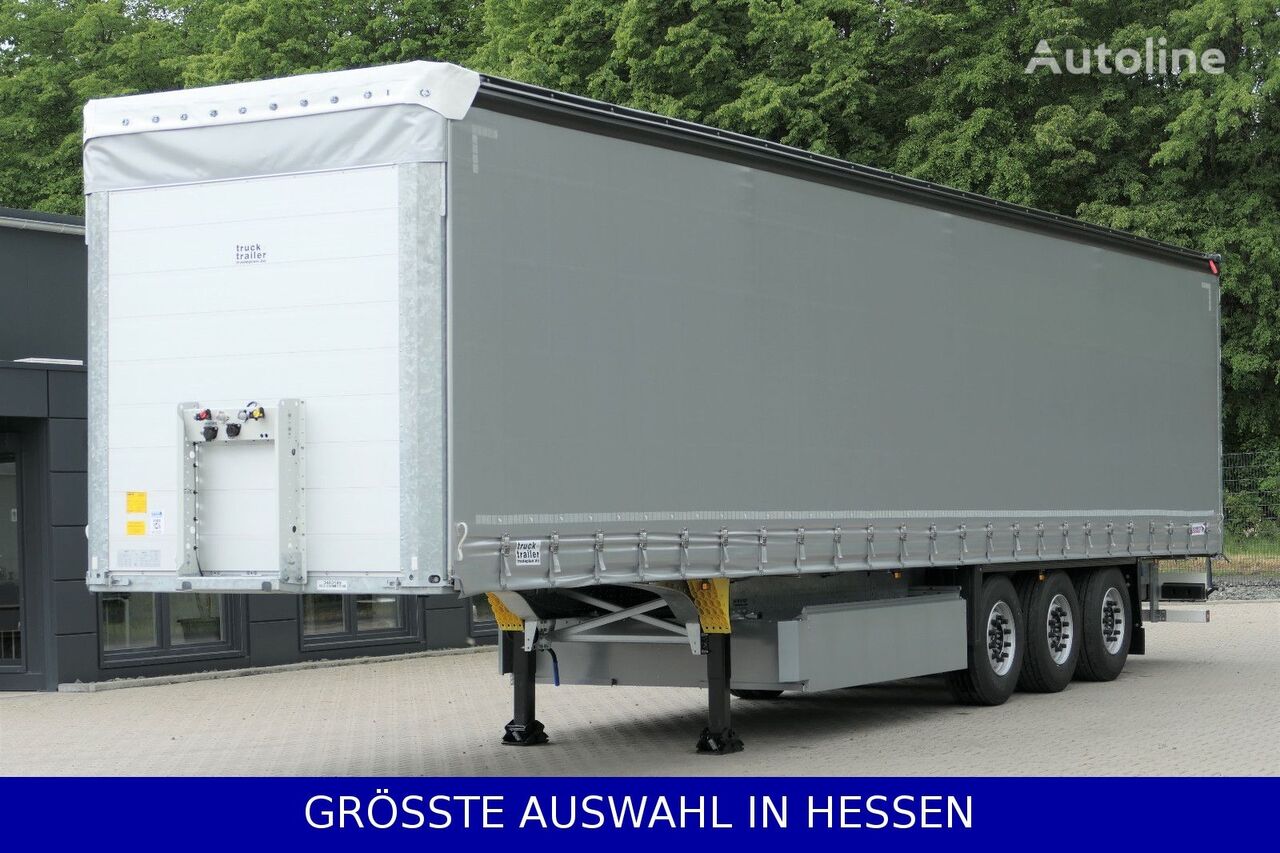 new Schmitz Cargobull Liftachse Palettenkasten LED Beleuchtung €399.-m curtain side semi-trailer