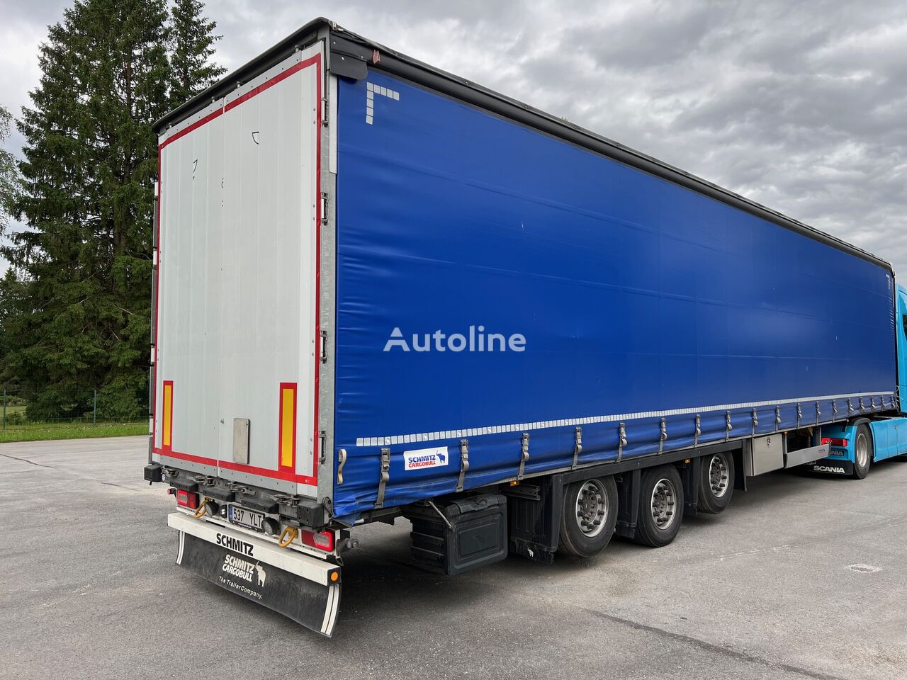 Schmitz Cargobull SCB-S3T Curtainsider MEGA aizkaru tipa puspiekabe