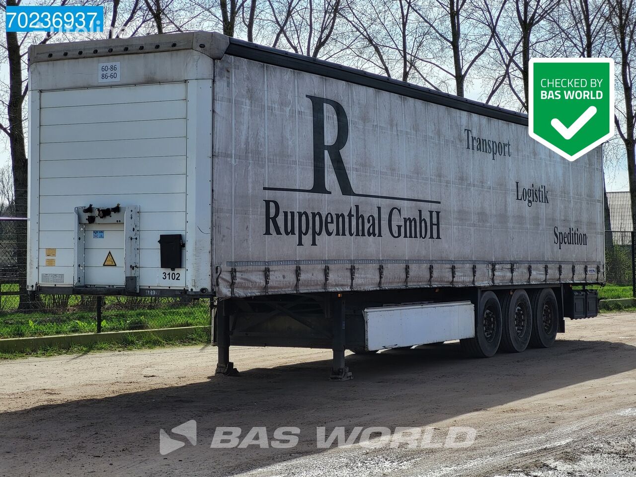 Schmitz Cargobull SCB*S3T 3 axles Liftachse Palettenkasten Sliding Roof perdeli yarı römork