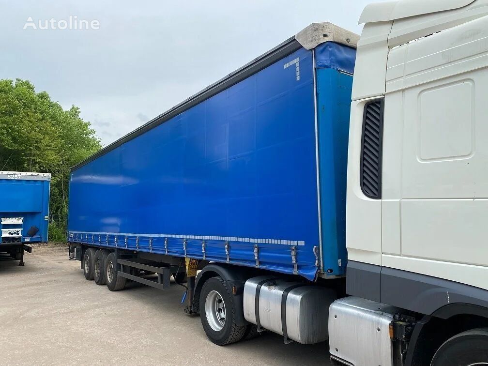 Schmitz Cargobull SCB*S3T, EDSCHA, Liftachse, XL Code curtain side semi-trailer