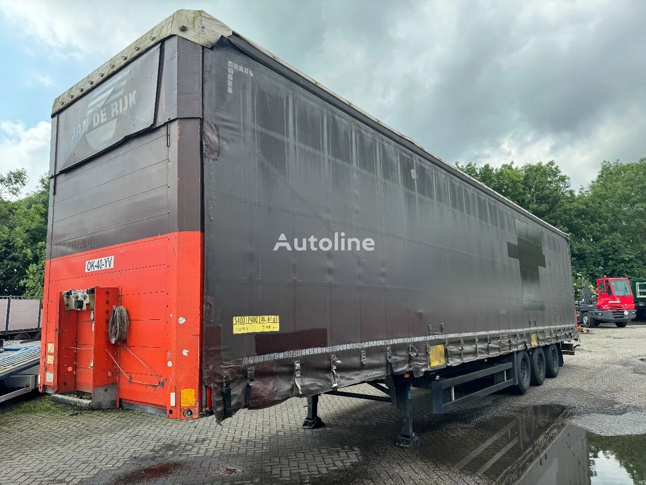 Schmitz Cargobull SCS 24/L - MEGA - 3 AXLE - SAF curtain side semi-trailer