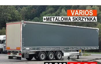 new Schmitz Cargobull VARIOS + SKRZYNKA curtain side semi-trailer