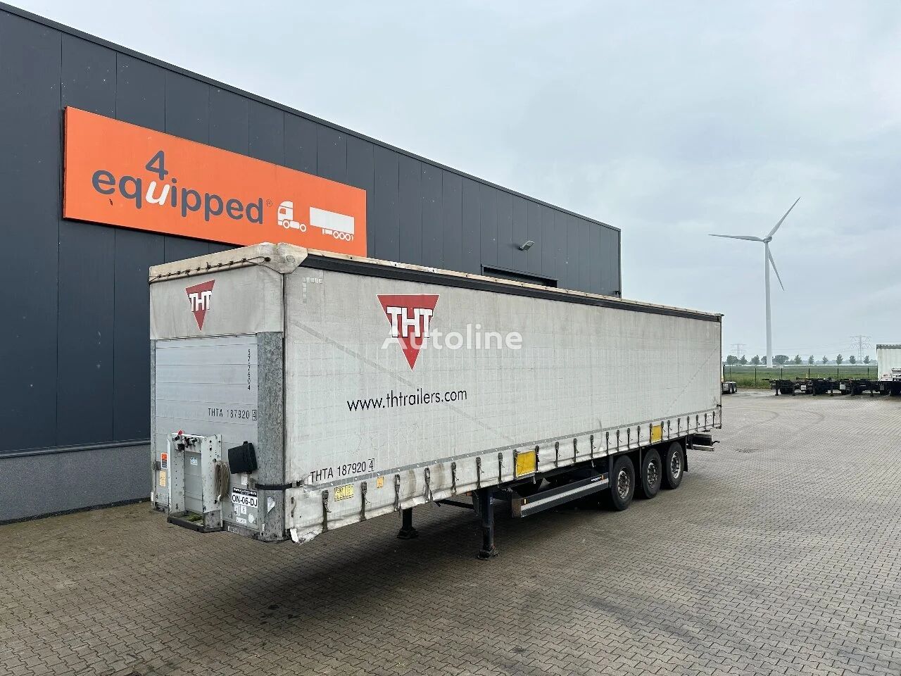 naczepa firanka Schmitz Cargobull discbrakes, galvanized, huckepack, stakepots, NL-trailer