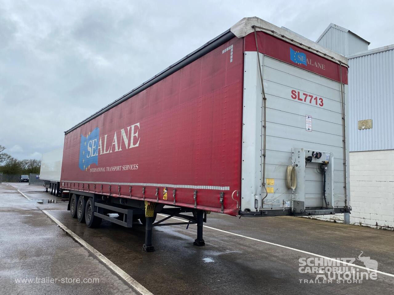 نیمه تریلر چادری Schmitz Curtainsider Euroliner