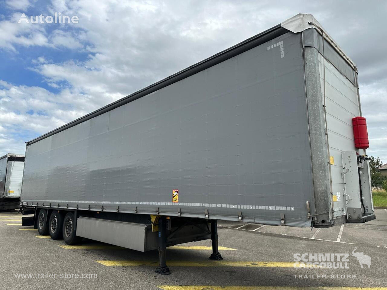 نصف مقطورة ستائر منزلقة Schmitz Curtainsider Standard