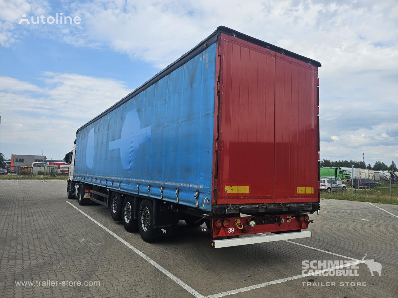 نصف مقطورة ستائر منزلقة Schmitz Curtainsider Standard