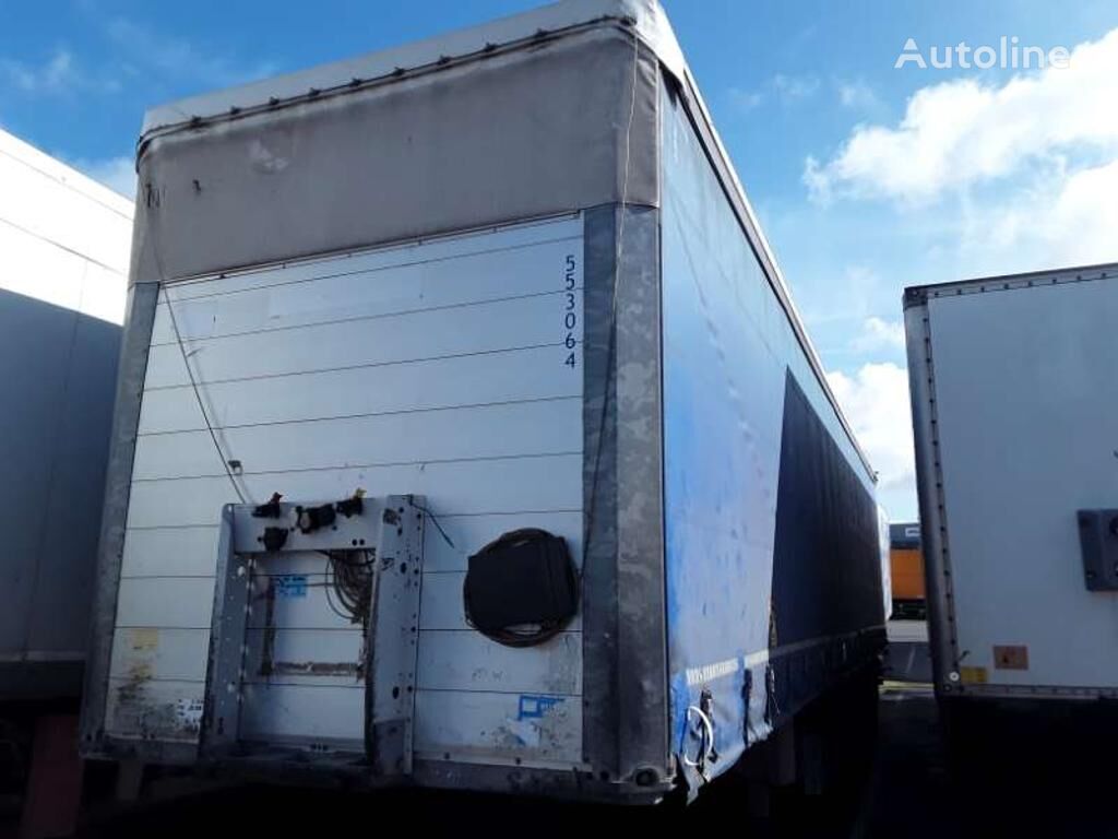 نصف مقطورة ستائر منزلقة Schmitz Curtainsider Trailer