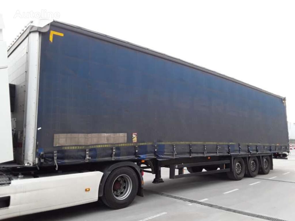 نصف مقطورة ستائر منزلقة Schmitz Curtainsider Trailer