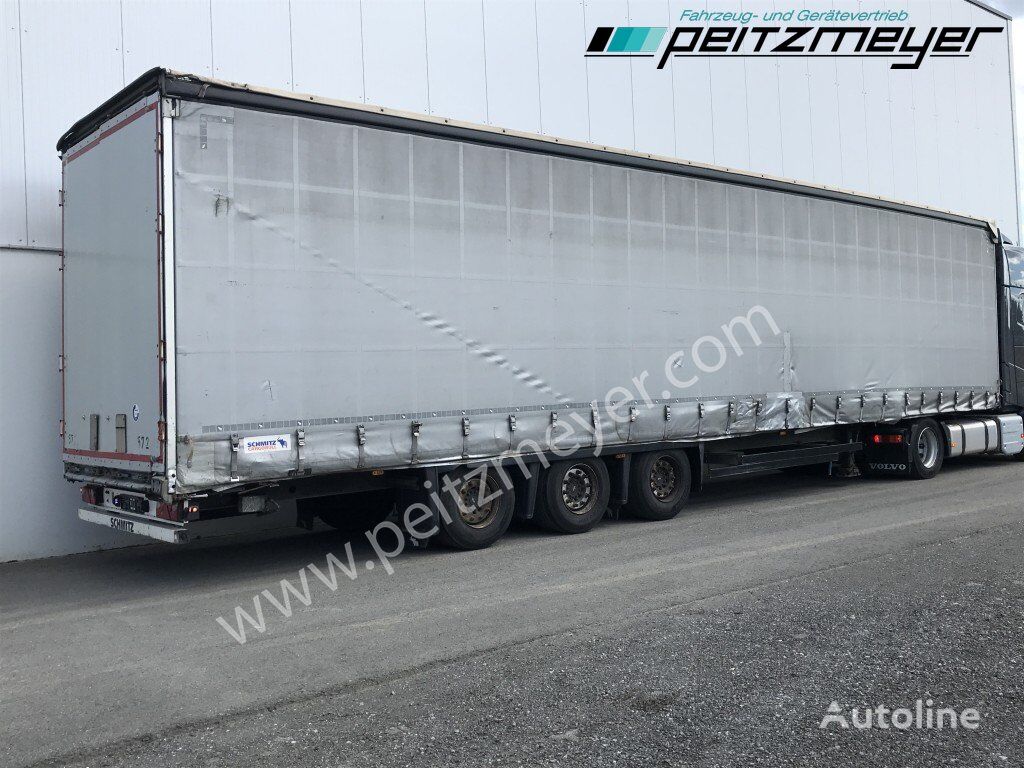 Schmitz Mega, Jumbo  Hubdach, verzinkt, Edscha neutral curtain side semi-trailer