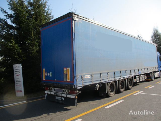 semi-trailer dengan terpal samping Schmitz SCS 24/L - 13,62 MB VARIOS Mega / LowDeck