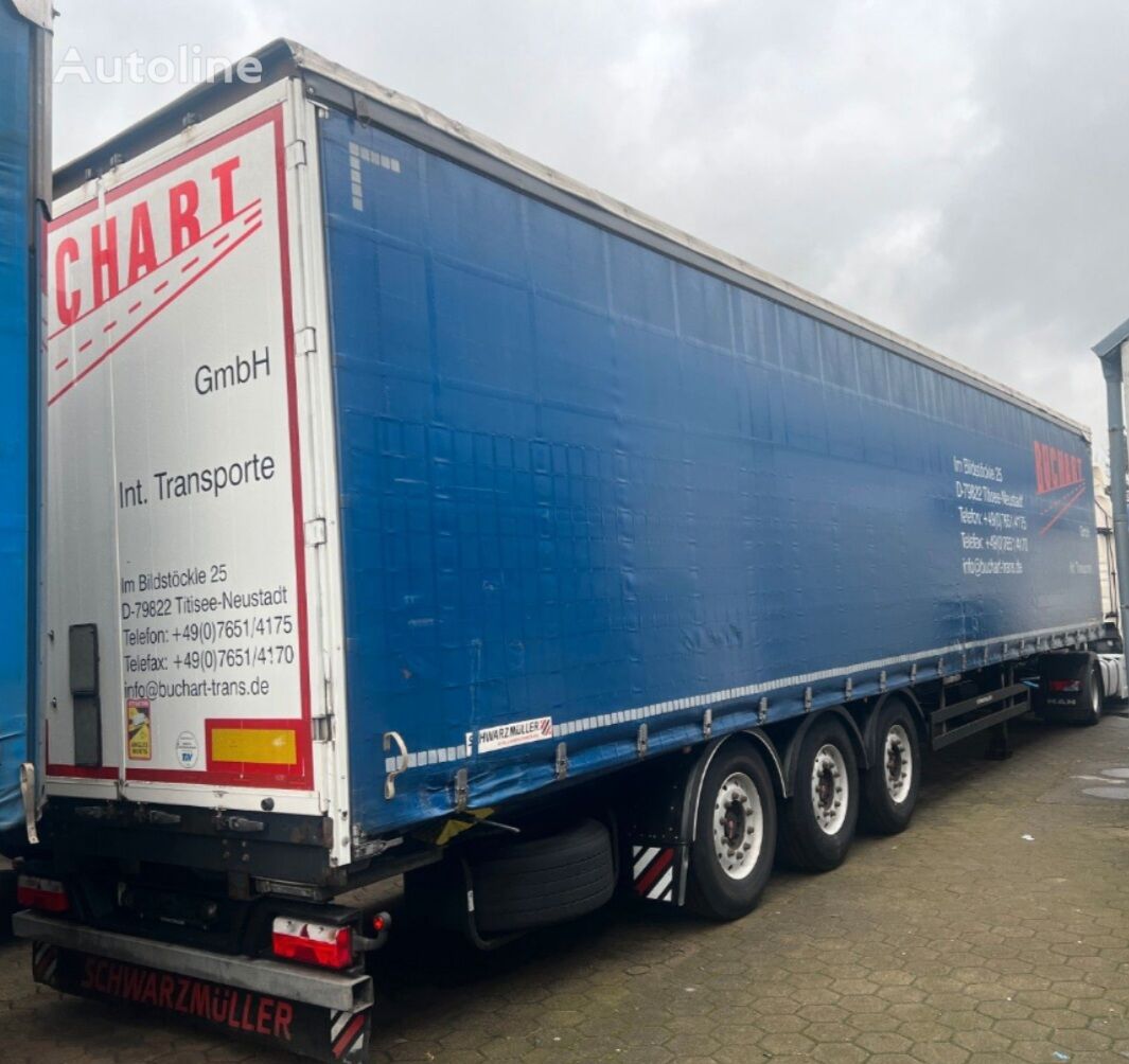 Schwarzmüller J 06 semi-trailer med gardinkapell