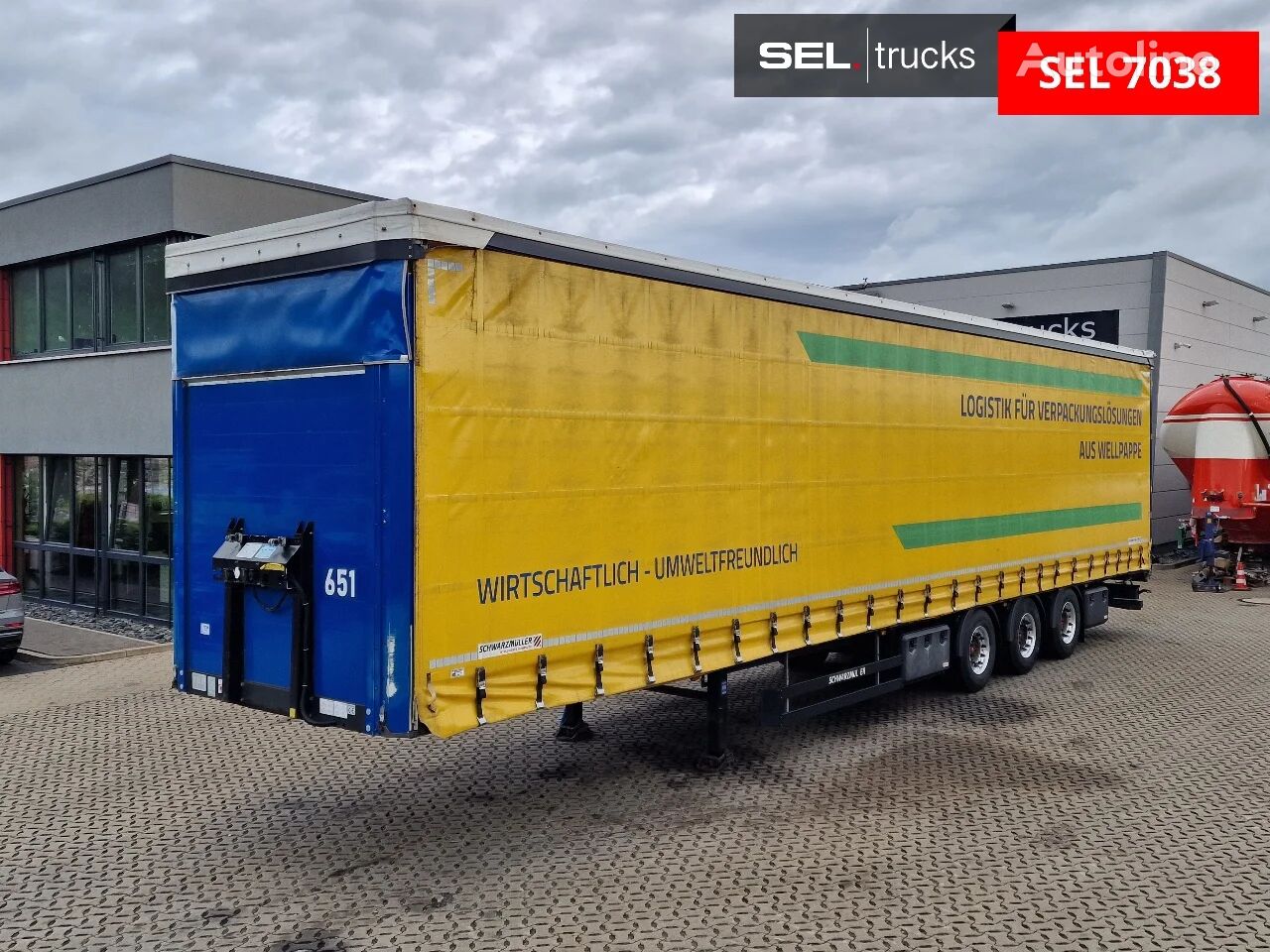 Schwarzmüller J06VLN2 D20K0 Hubdach / EDSCHA / Alu-Felgen curtain side semi-trailer