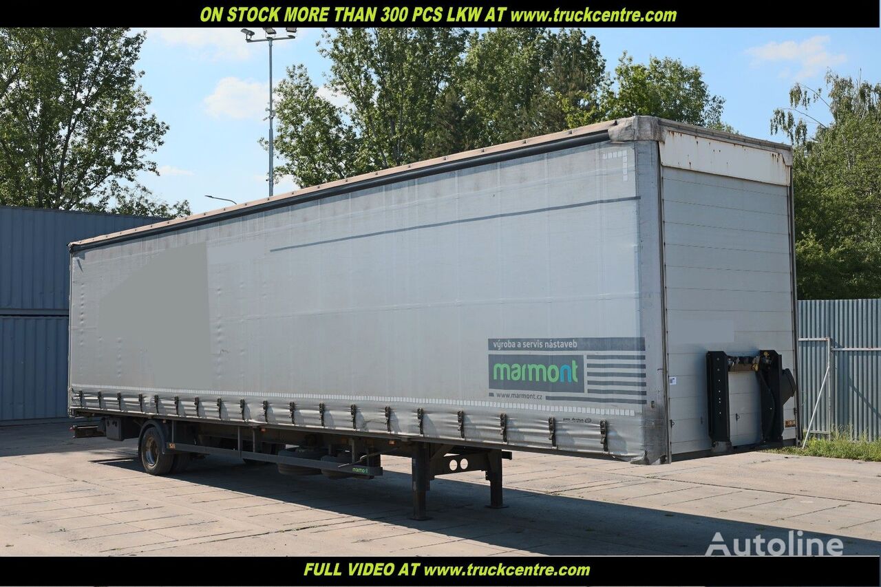 Schwarzmüller LOW DECK, AXLE BPW, ONE AXLE, TOP CONDITION curtain side semi-trailer