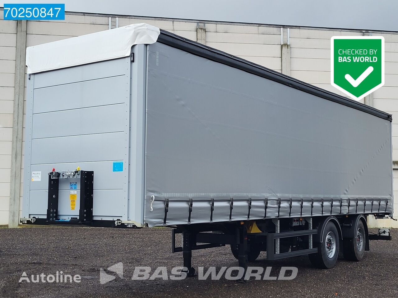 nieuw System Trailers LPRS18 NEW Kooiaap Lift+Lenkachse oplegger schuifzeil