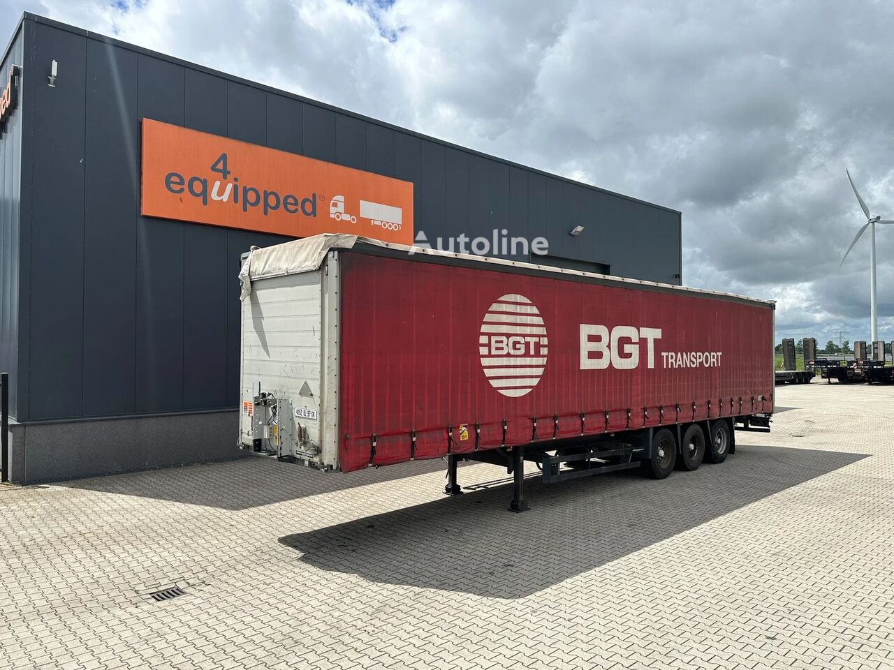 System Trailers Trailer BPW DISC / HARDWOODEN FLOOR / NL-TRAILER / APK: 10-2026 curtain side semi-trailer - Autoline