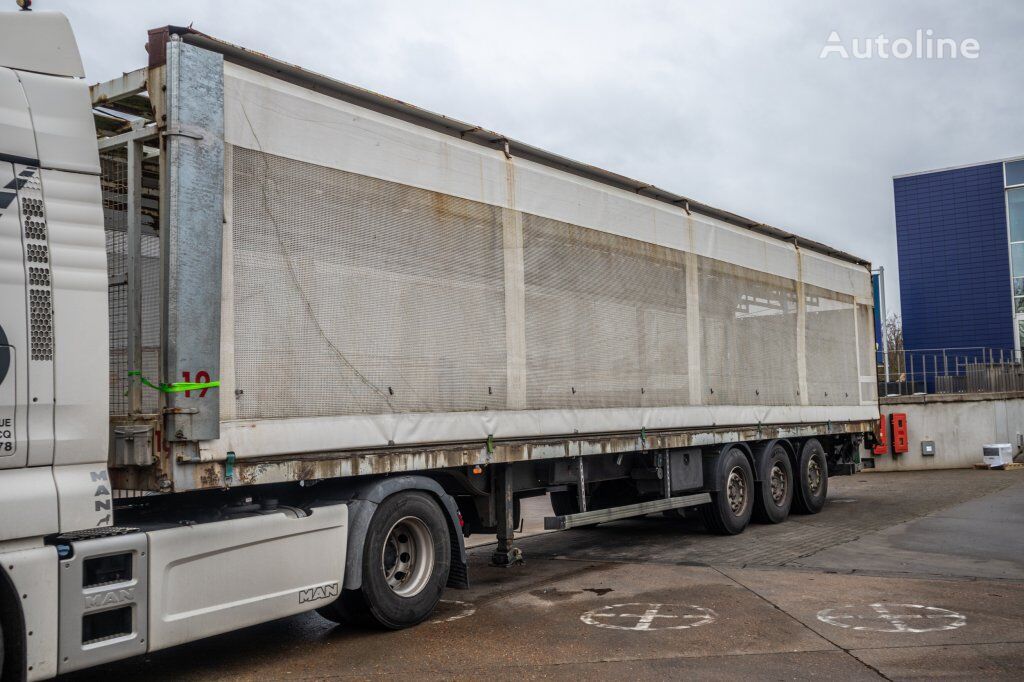 Trouillet VOLAILLE/GEFLÛGEL/POULTRY+HAYON curtain side semi-trailer