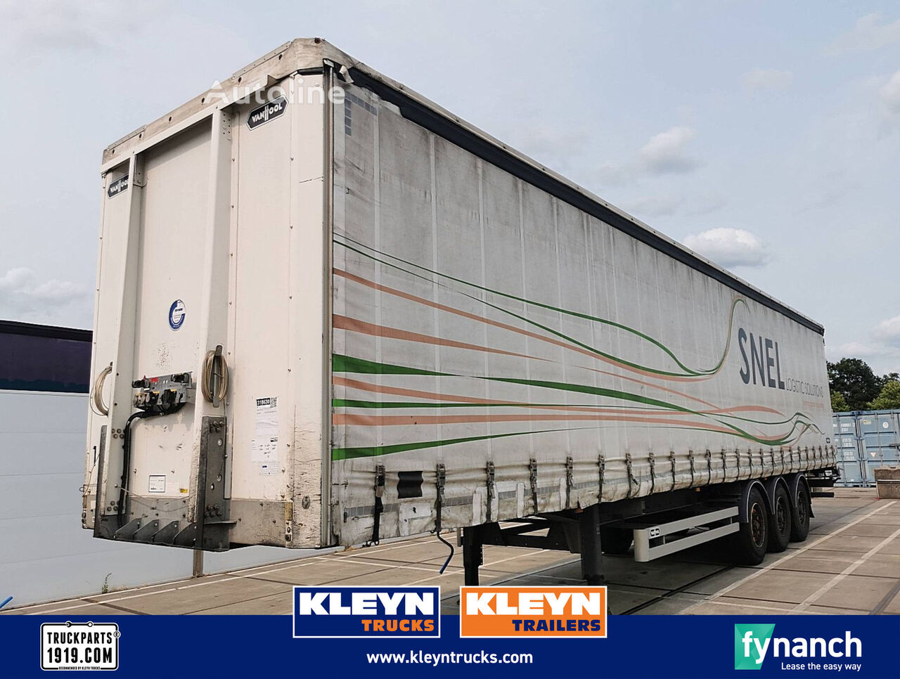 Van Hool semi-trailer med gardinkapell till salu | Autoline SE Van Hool semi-trailer med gardinkapell - Autoline