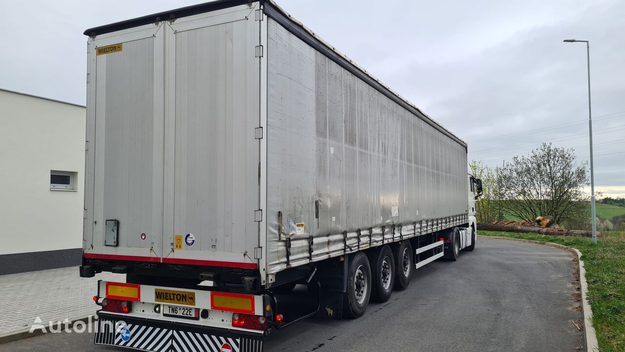 Wielton curtain side semi-trailer