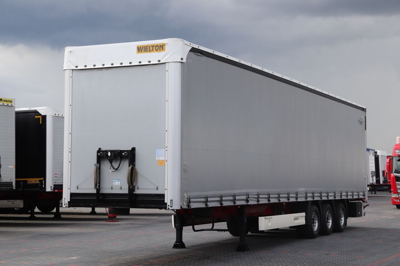 полуприцеп штора Wielton CURTAINSIDER / MEGA / COILMULD - 9 M / LIFTED AXLE / SAF / LOW D