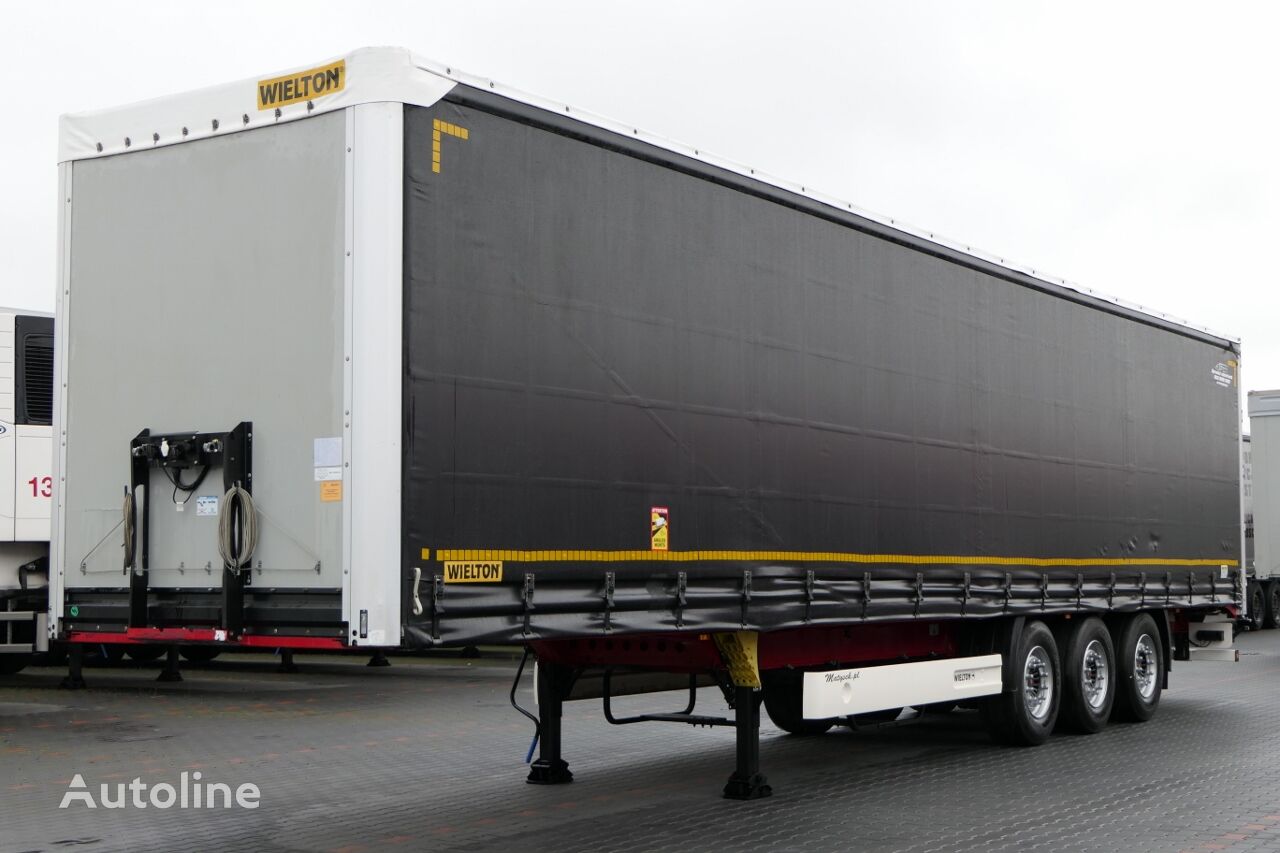 Wielton CURTAINSIDER / STADNARD / COILMULD - 9 M / LFITED AXLE / semirremolque con lona corredera