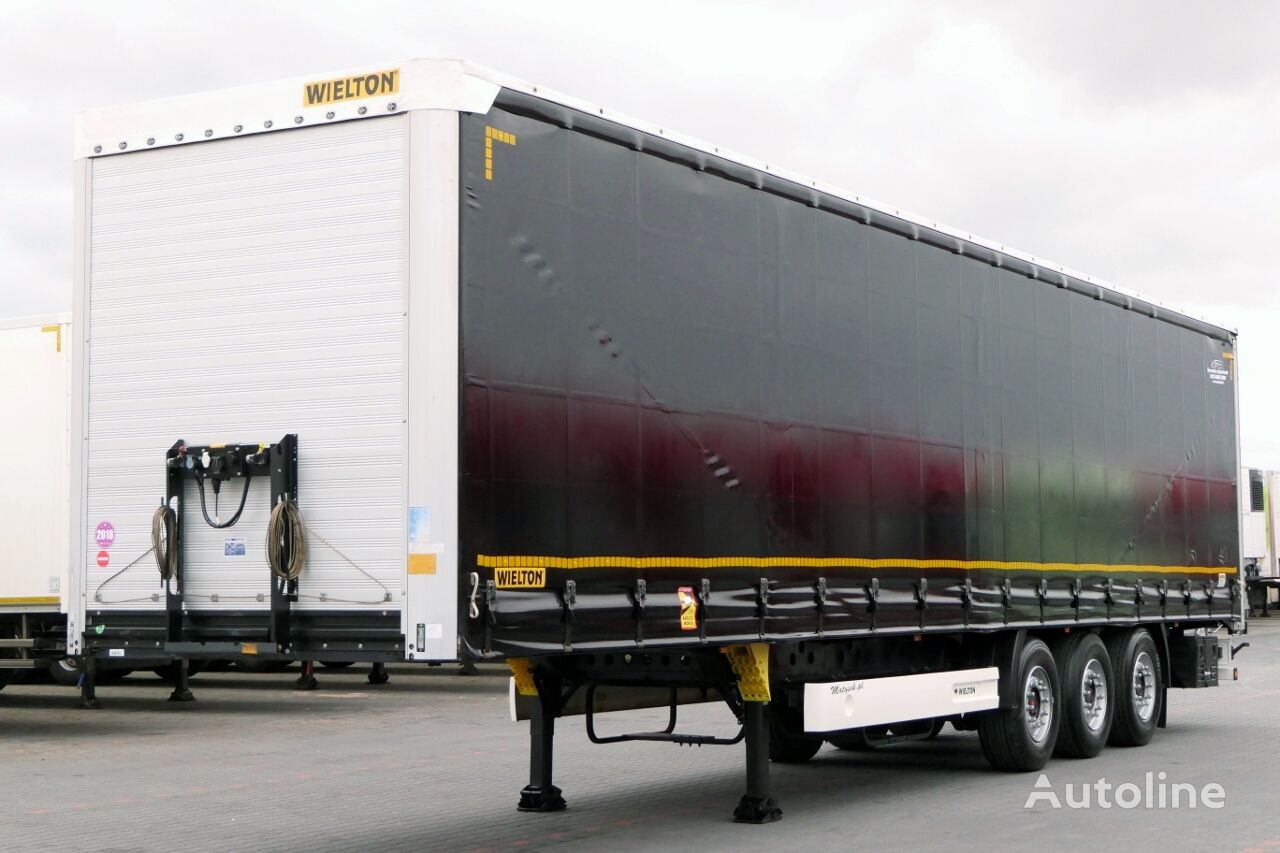 Wielton CURTAINSIDER / STANDARD / 6100 KG ! /  SAF / 2018 YEAR / XL CODE semi-trailer med gardinkapell