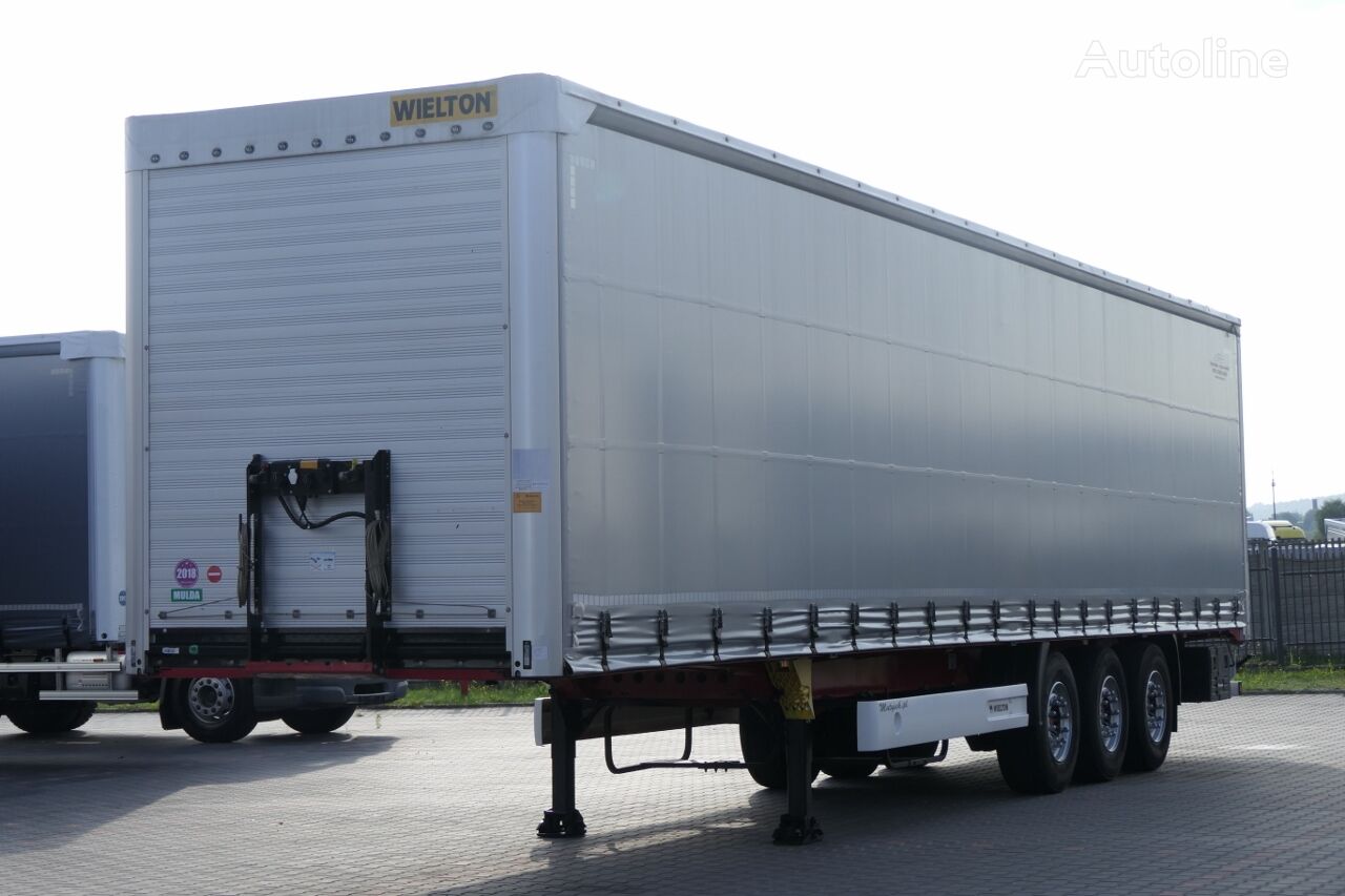 полуприцеп штора Wielton CURTAINSIDER / STANDARD / COILMULD-  9 M / LIFTED AXLE /