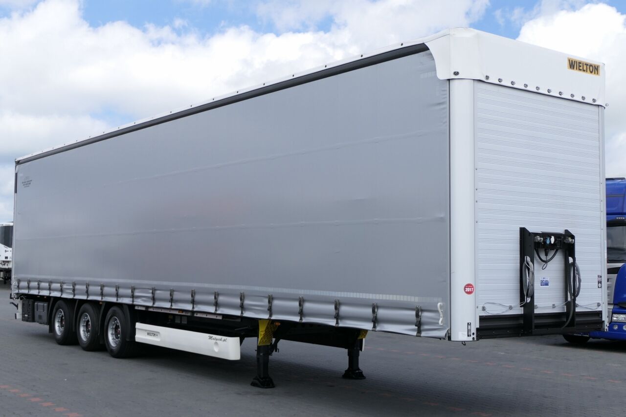 Wielton FIRANKA MEGA / LOWDECK / OSIE SAF / OŚ PODNOSZONA / 2017 ROK / O curtain side semi-trailer