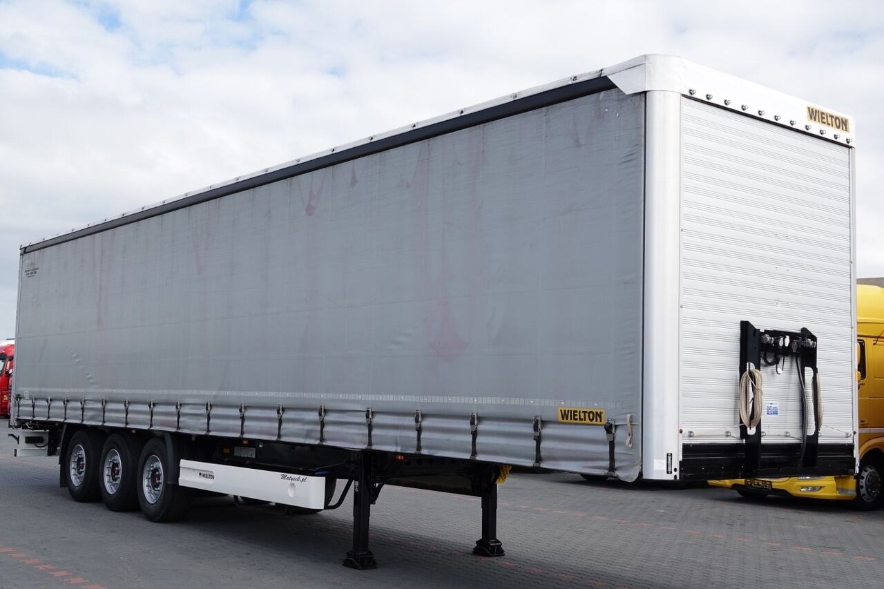 Wielton FIRANKA MULDA 9m / 2018 ROK / COILMULDA / OŚ PODNOSZONA / OSIE S curtain side semi-trailer