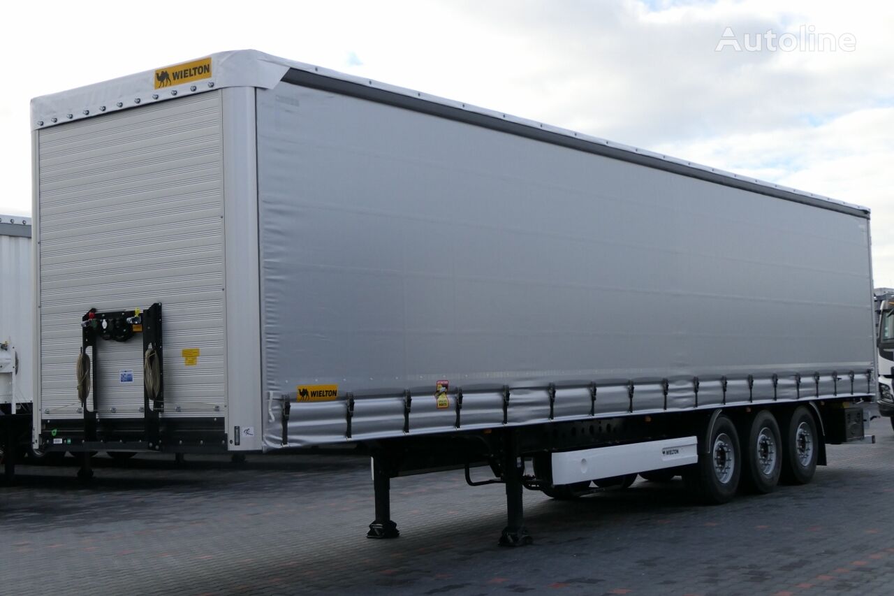 Wielton FIRANKA / STANDARD / OŚ PODNOSZONA / DACH PODNOSZINY SAF / NOWA curtain side semi-trailer