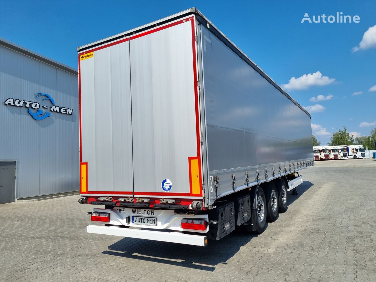 Wielton NS-3 Light SAF Liftachse  Standard curtain side semi-trailer