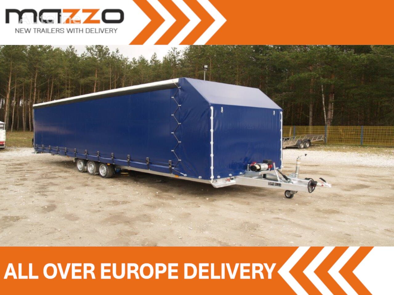 new 900x210cm Taut liner GARDINE  3,5t PREMIUM curtain side trailer