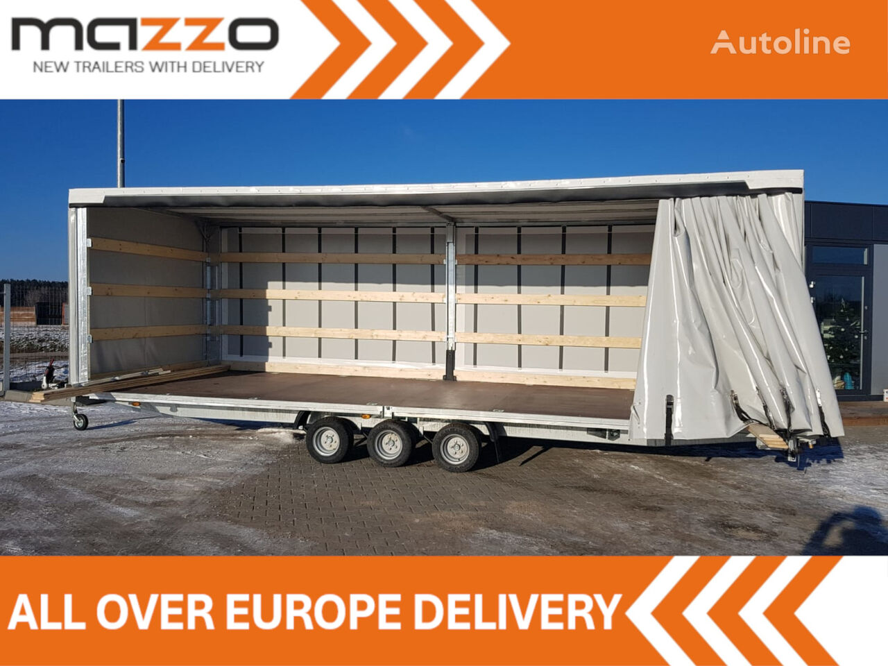 nova Forwarding/ Freight 7 x 2.47 x 2m 3500kg prikolica sa kliznom ceradom