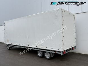 Hulco 3 Achs-Pritschenanh&auml;nger  Rota-3 Plangestell mit Plane curtain side trailer