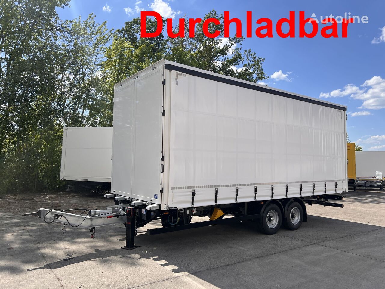 new Möslein TPW 105 D 7,30   curtain side trailer