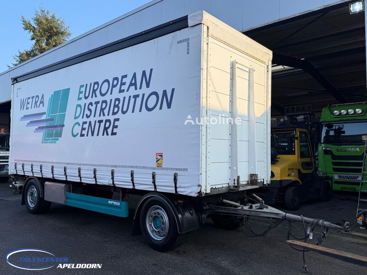 WEB Trailer PRASQ 18 SYS BPW axles, Galvanized prikolica sa kliznom ceradom - Autoline