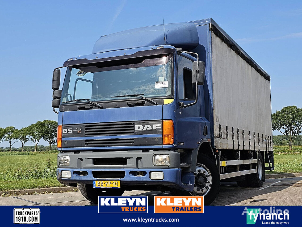 DAF 65.180 MANUAL NL-TRUCK Schiebeplanen-LKW