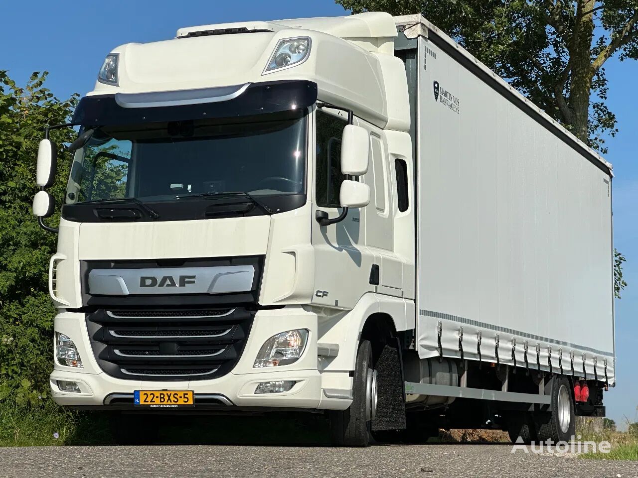 کامیون چادری DAF CF 320 CF 320.18. EURO6. 2020. 860x248x280