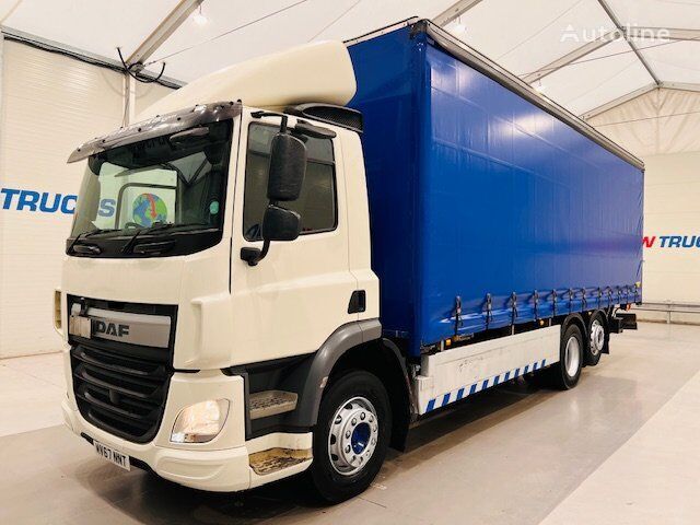 DAF CF 330 6x2 Rear Steer Day Cab Curtainsider schuifzeilen vrachtwagen