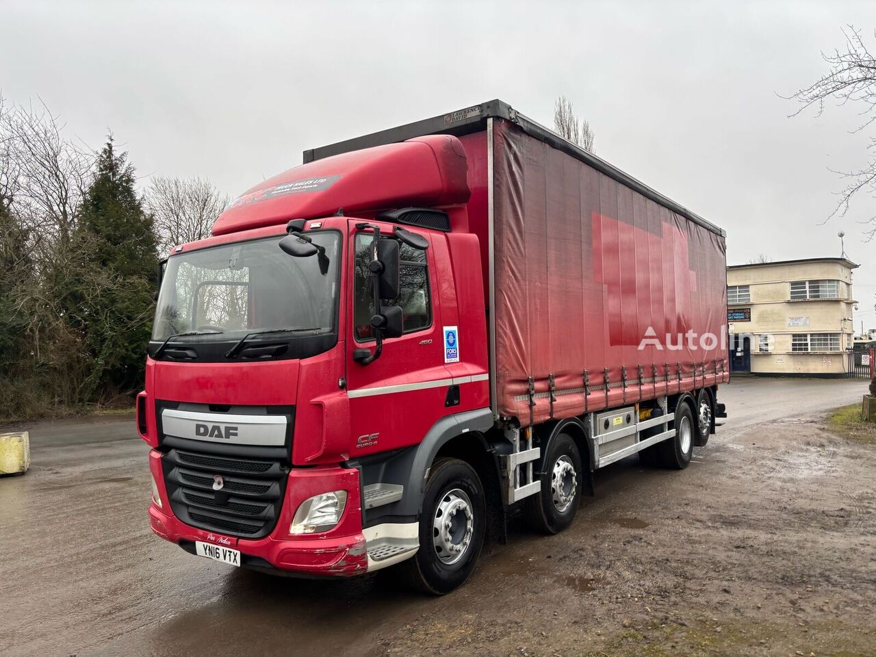 DAF CF 400 lastbil glidende gardiner