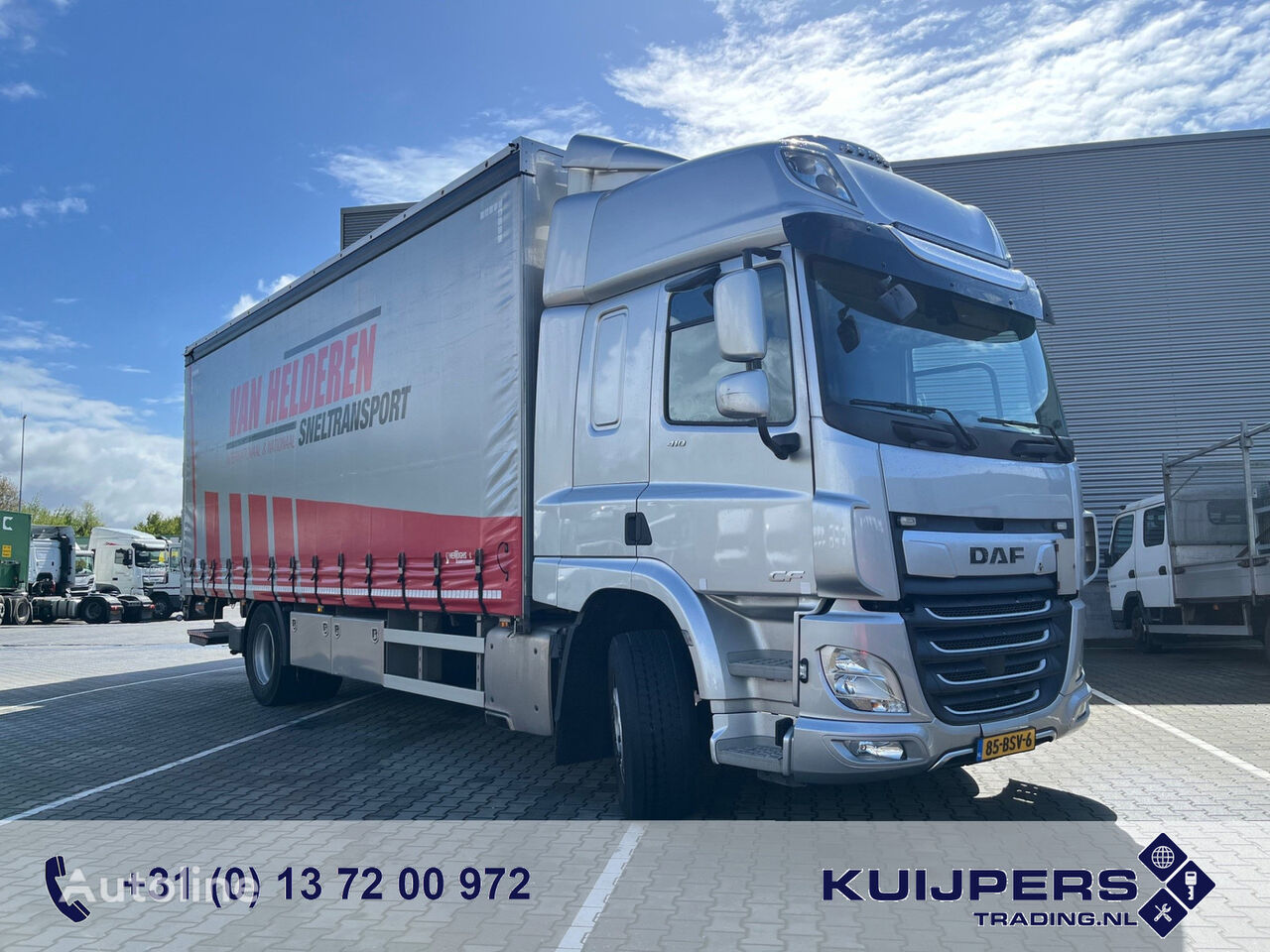 شاحنة ذات أغطية جانبية DAF CF 410 FA SC