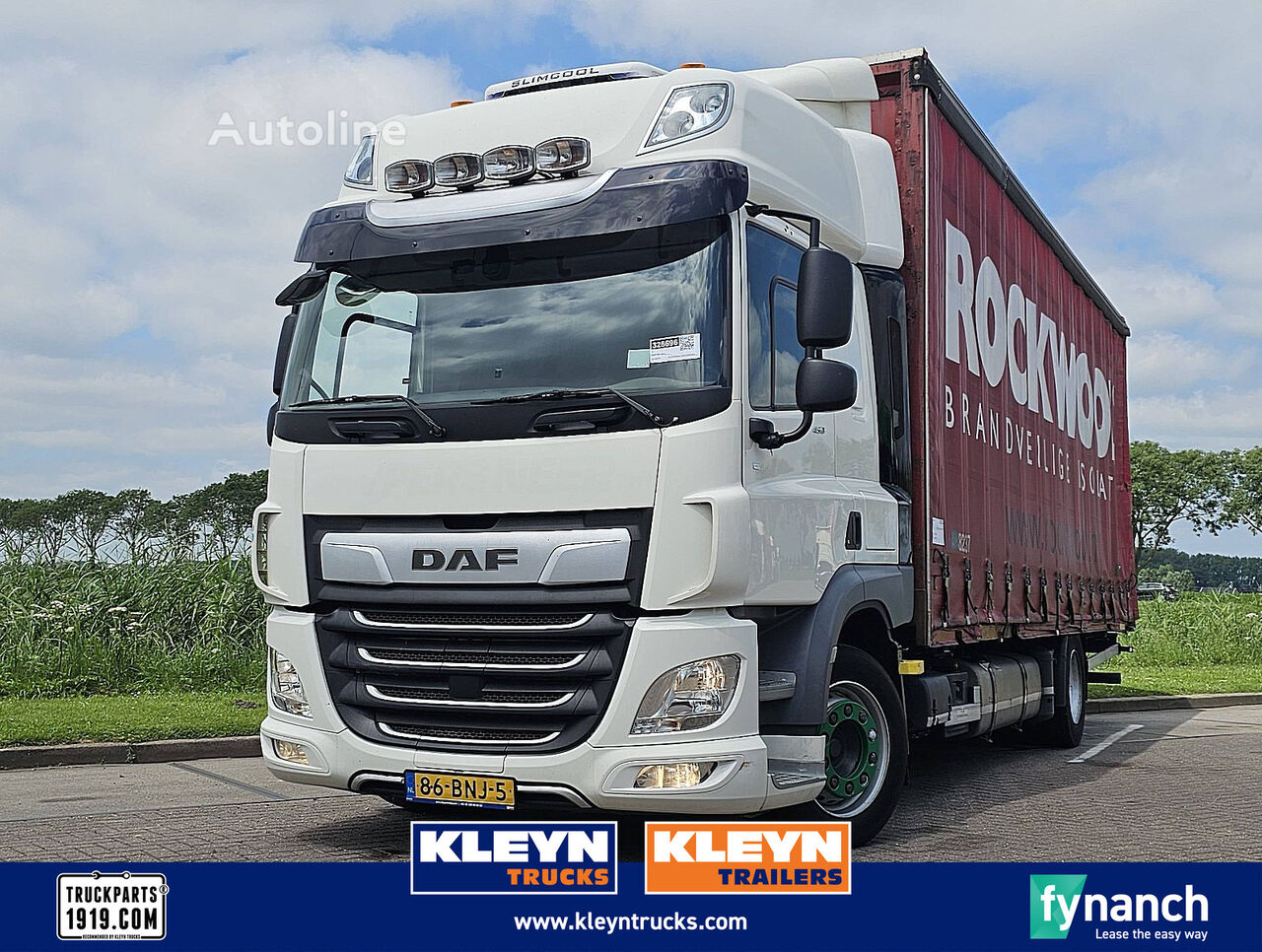 DAF CF 450 LZV schuifzeilen vrachtwagen - Autoline