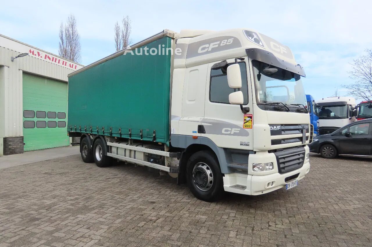 camion cu prelata culisanta DAF CF 85.460 EVV, 6x2, 583186 km (France truck). TOP state